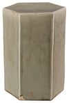 Porto Ceramic Indoor/Outdoor Side Table-Small, Gray