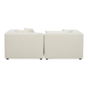 Moe's Lowtide Nook Modular Sectional in Warm White