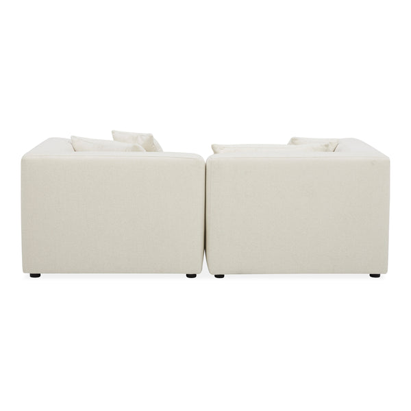 Moe's Lowtide Nook Modular Sectional in Warm White
