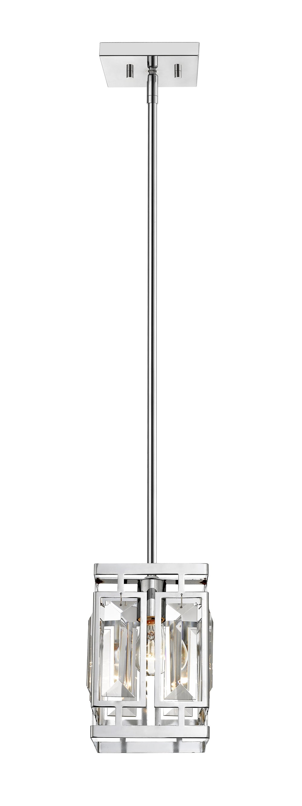 Mersesse 1 Light Pendant in Chrome  Finish