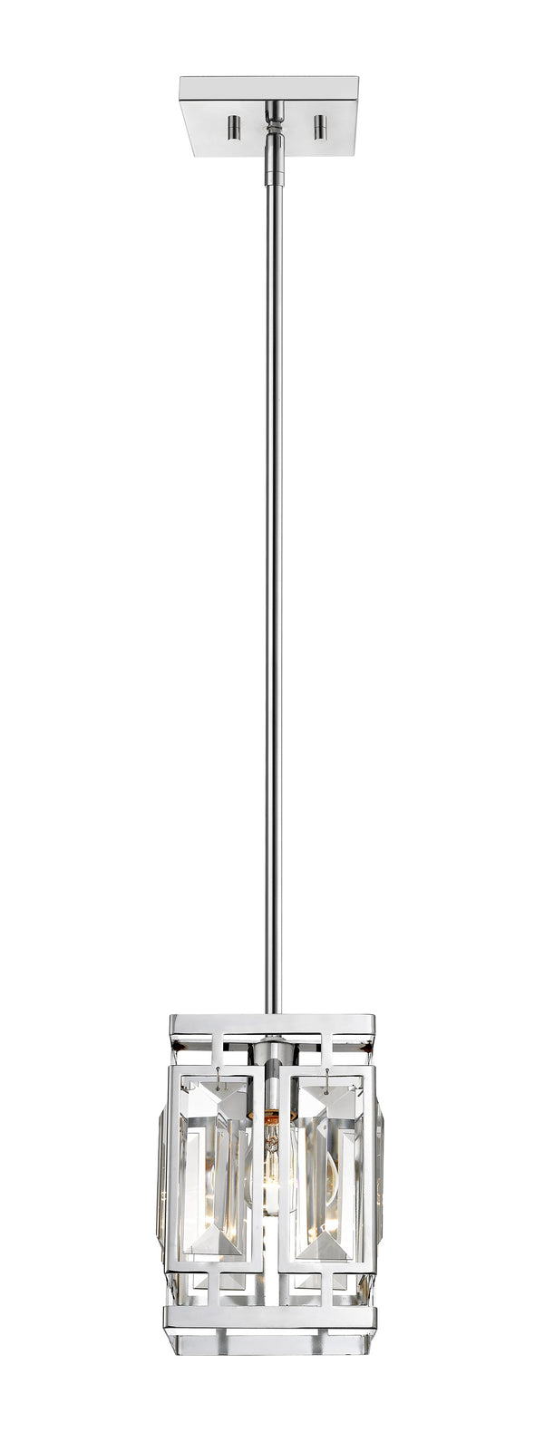 Mersesse 1 Light Pendant in Chrome  Finish