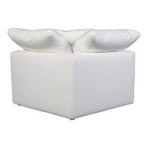 Moe's Terra Condo Corner Chair in Cream White