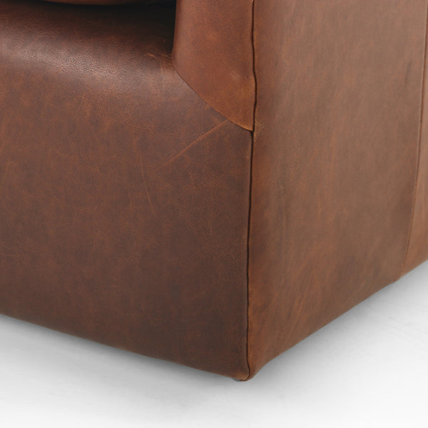 Topanga Swivel Chair In Heirloom Sienna