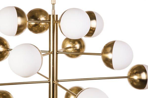 Rocio 20-Light Pendant Lamp - Brass