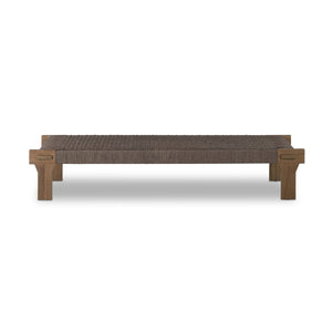Moxie Outdoor Coffee Table - Stained Toasted Brown-FSC