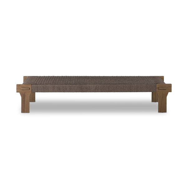 Moxie Outdoor Coffee Table - Stained Toasted Brown-FSC
