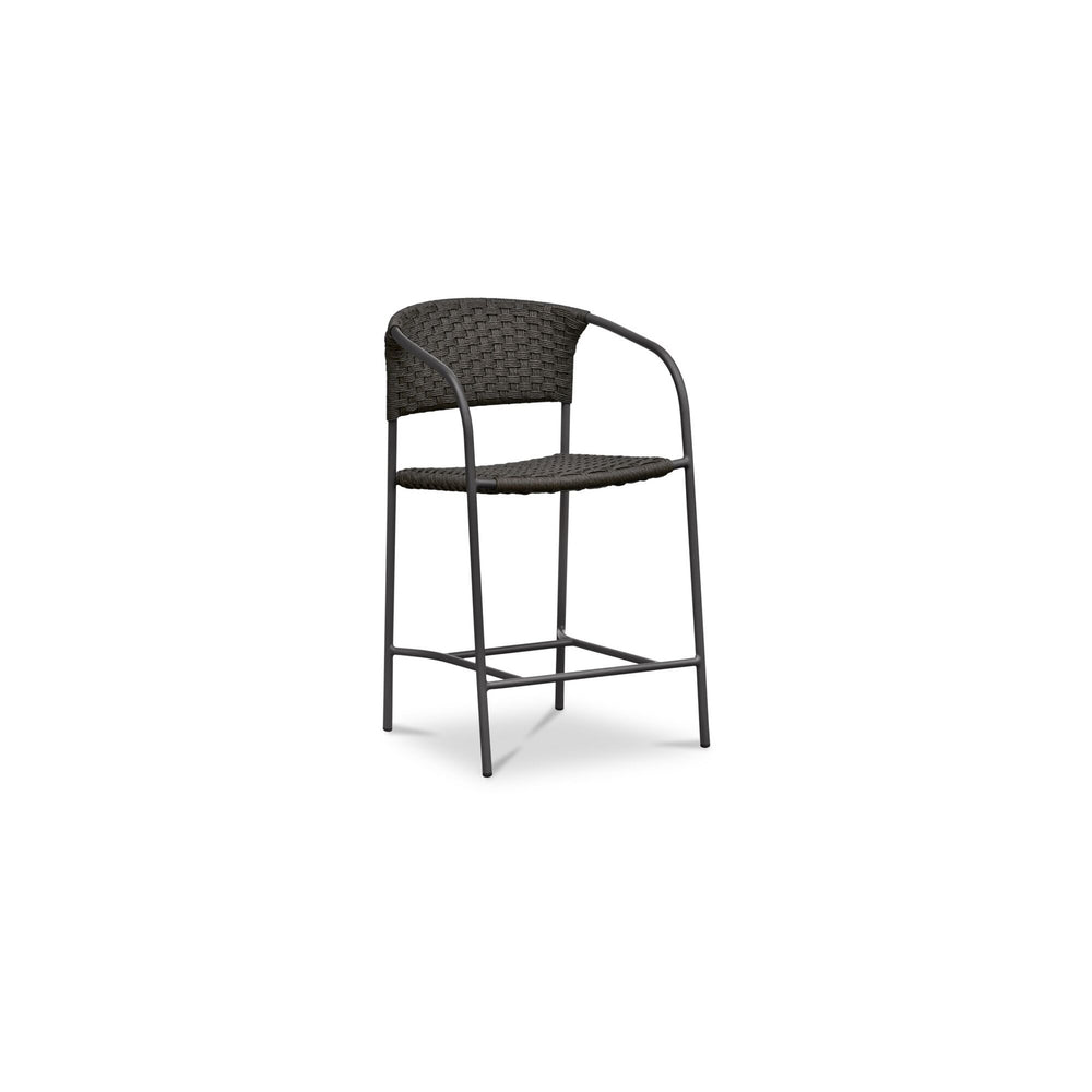 Moe's Zola Outdoor Counter Chair in Dark Brown