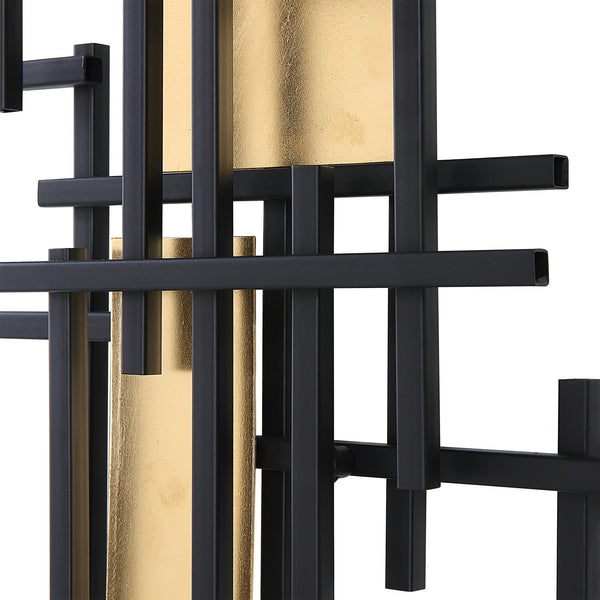 Reflection Metal Grid Wall Decor, S/2