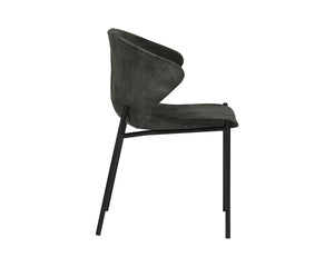 ERIC DINING CHAIR - NONO DARK GREEN