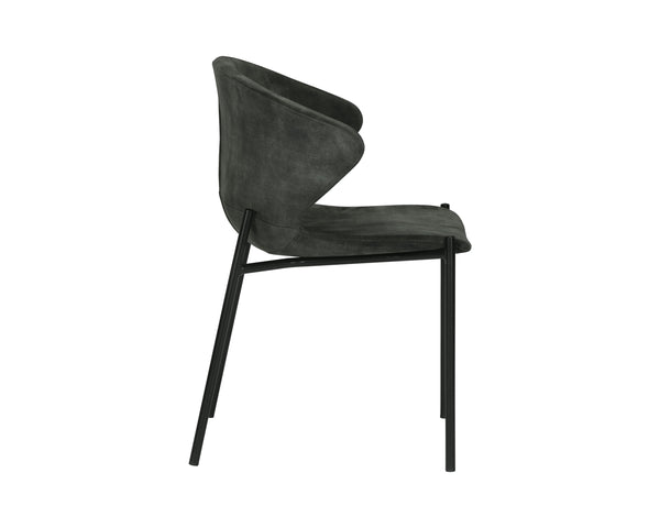 ERIC DINING CHAIR - NONO DARK GREEN
