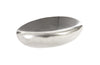 River Stone Coffee Table, Liquid Silver, Large