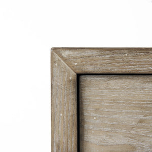 Ciara 32L x 16W Beige Fir Veneer 2 Drawer Accent Cabinet