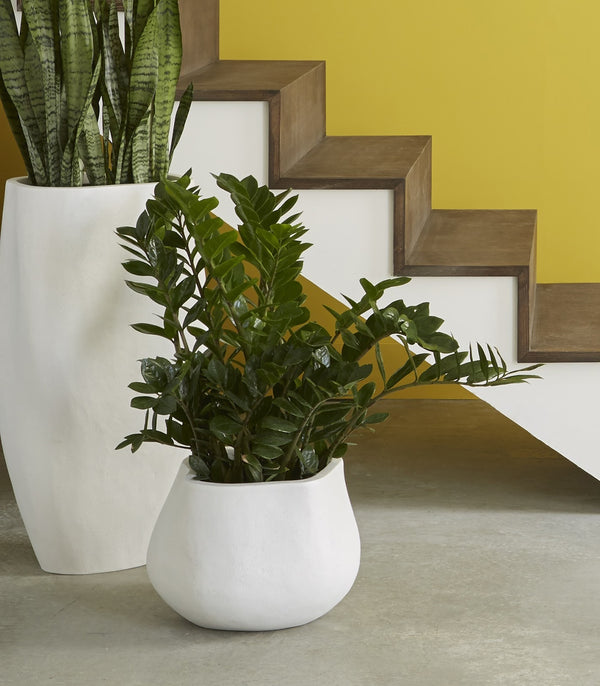 Claire Planter, White , Large