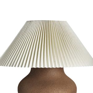 Parma Table Lamp - Textured Dark Sand Porcelain