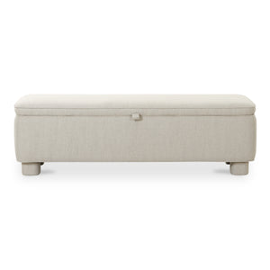 Ichigo Storage Bench in Light Grey