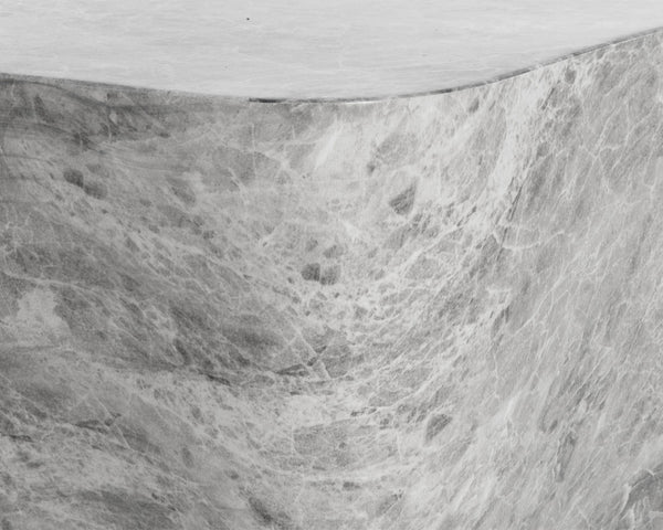 DALI END TABLE - SMALL - MARBLE LOOK - GREY