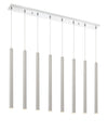 Forest 8 Light Island/Billiard in Chrome Finish