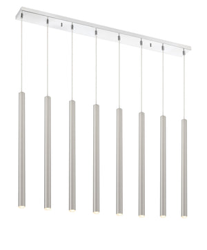 Forest 8 Light Island/Billiard in Chrome Finish