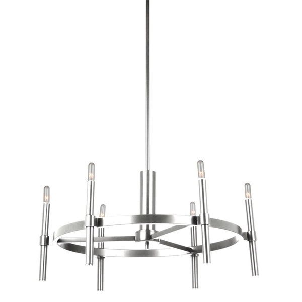 Encore AC10666PN Chandelier in Polished Nickel