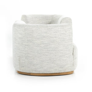 Deandra Tete A Tete Chaise In Merino Cotton