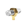 BRASS AND ACRYLIC PRISM HARDWARE
