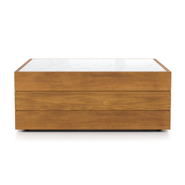 Grant Outdoor Coffee Table In Natural Teak