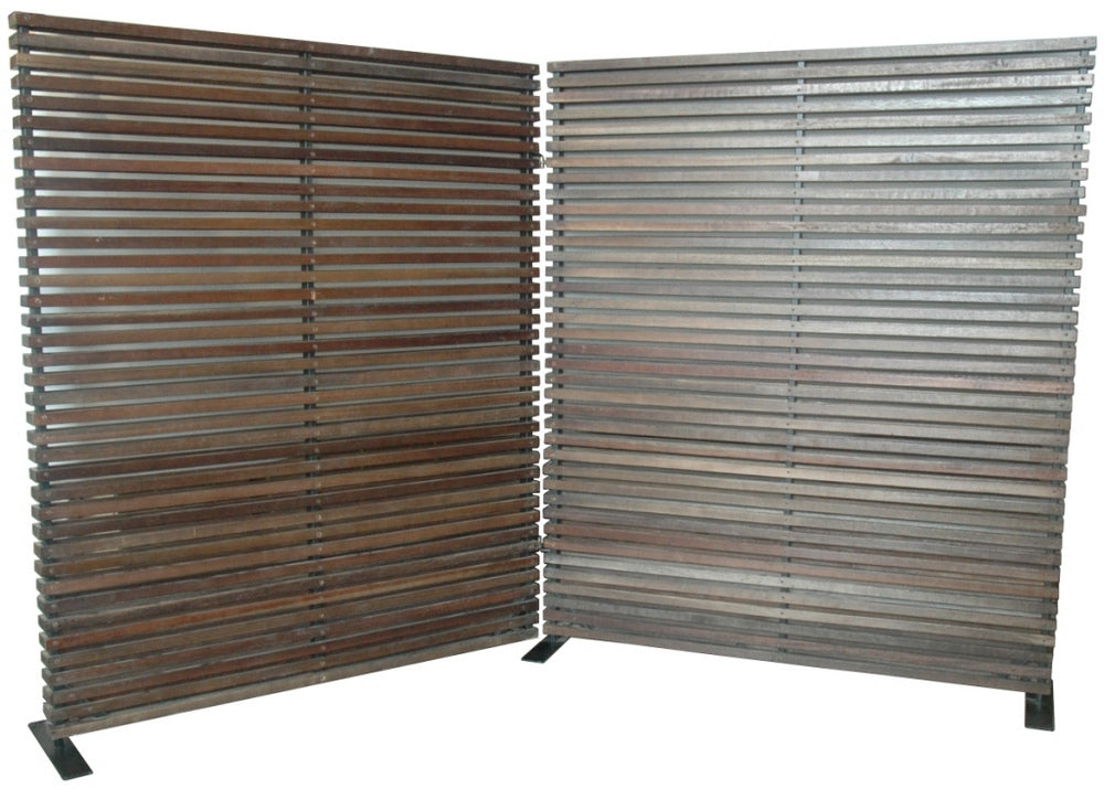 Moe's Damani Screen Brown with Hardwood & Aluminum Frame