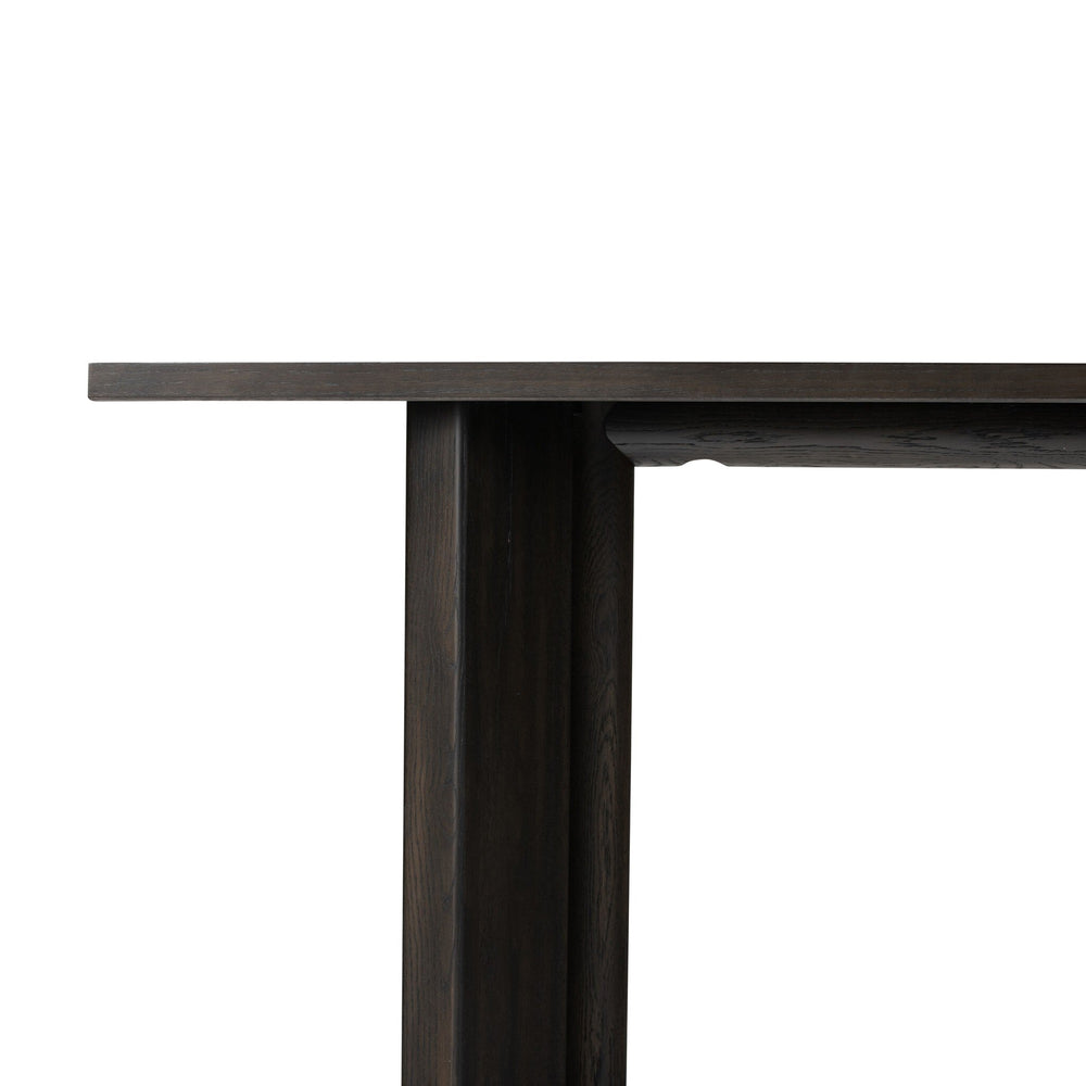 Huxley Console Table In Smoked Black Veneer