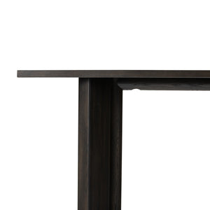 Huxley Console Table In Smoked Black Veneer