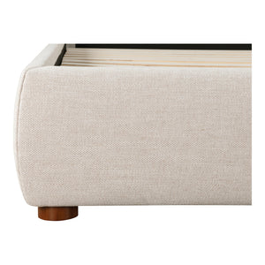 Moe's Luzon Queen Bed in Wheat Beige