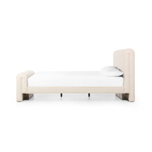 Mitchell Bed In Thames Cream In Queen