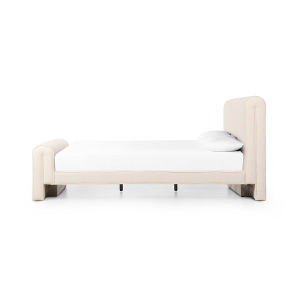 Mitchell Bed In Thames Cream In Queen