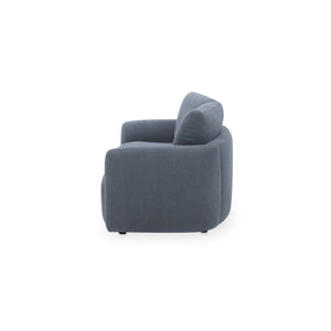 Moe's Callie 68" Sofa in Slate Blue