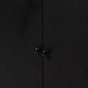 Pollard Media Console In Brushed Ebony Oak
