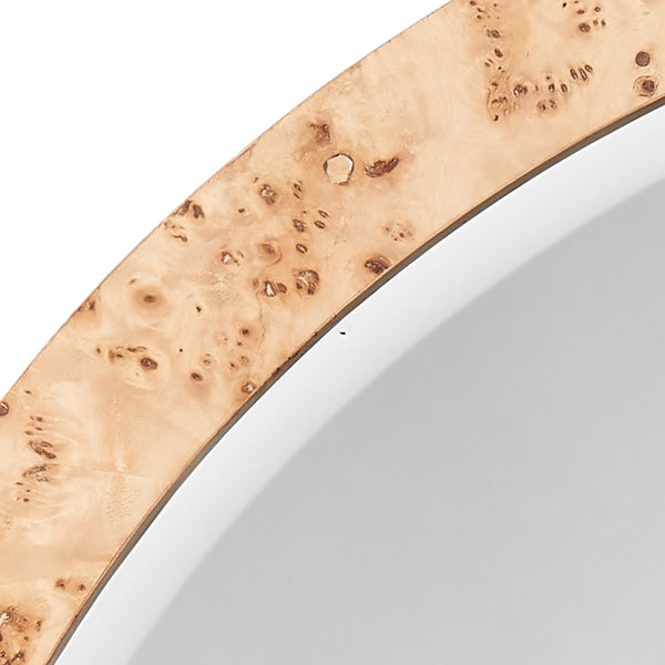  Chandler Round Wall Mirror, Natural