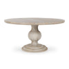 Hera Solid Wood Round Dining Table with Pedestal Base