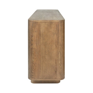 Tacoma Solid Wood 4Dr Sideboard in Tawny Brown
