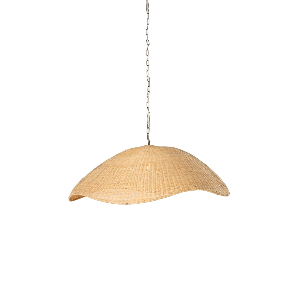 Overscale Woven Rattan Pendant In Natural