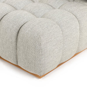 Roma Outdoor Sectional In Armless Pc In Ash