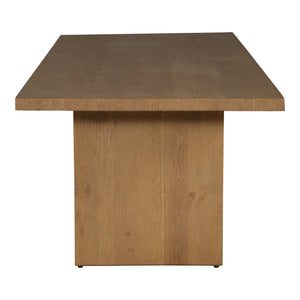 Koshi Sandblasted Amber Oak Dining Table