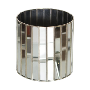 ANT MIR ROUND FACETED PLANTER