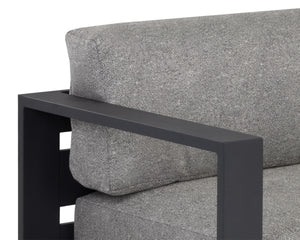 TAVIRA SOFA - CHARCOAL - LANIKAI SALT AND PEPPER