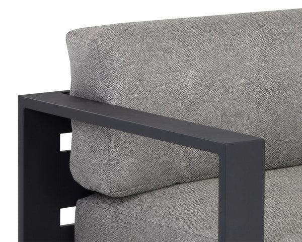 TAVIRA SOFA - CHARCOAL - LANIKAI SALT AND PEPPER
