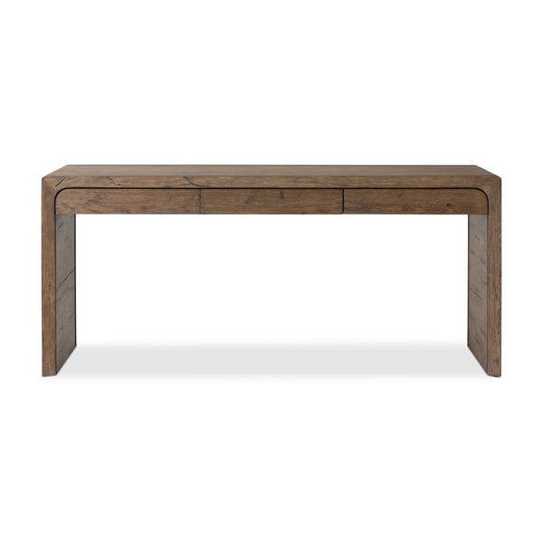 Henry Desk In Rustic Grey Veneer