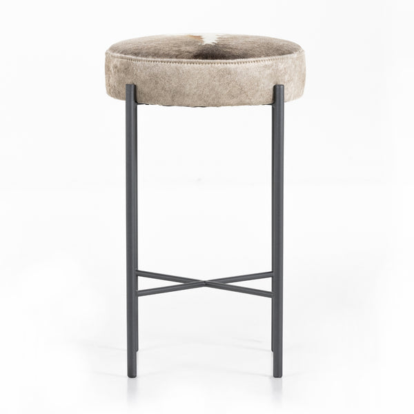 Nocona Stool In Speckled Hide In Counter