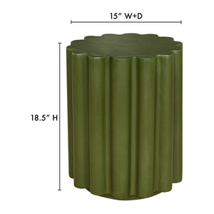 Moe's Taffy Green Accent Table