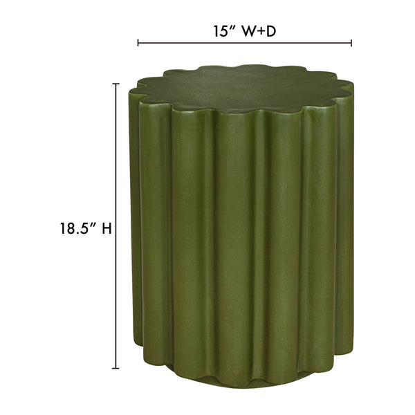 Moe's Taffy Green Accent Table