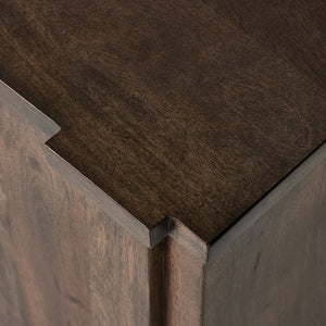 Newton Media Console in Brown
