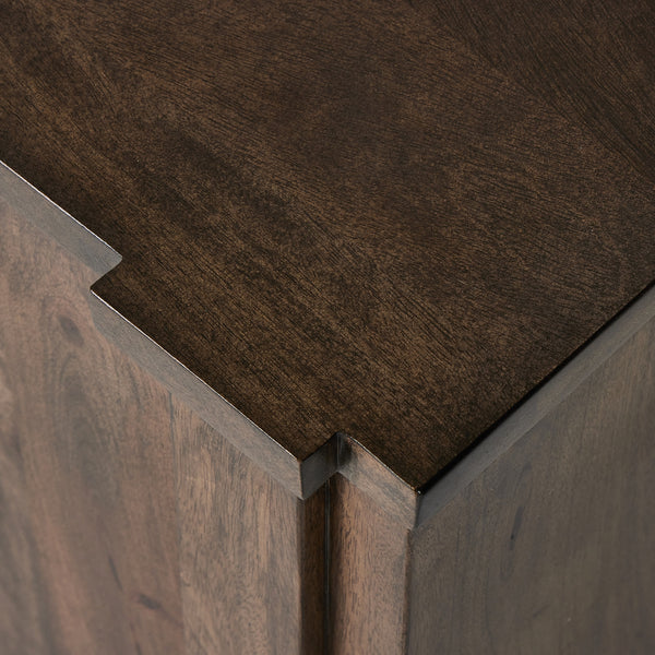 Newton Media Console in Brown