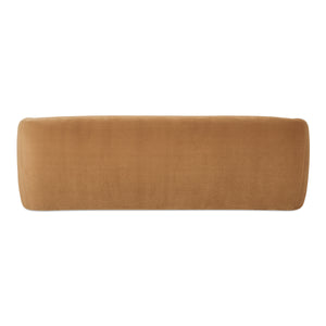 Moe's Faye Sofa in Tan Faux Mohair